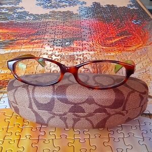 Coach  eyewear.an case need new lens great condition